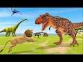 Wild Lion vs Dinosaur - Animal Simulator Battle Android Gameplay