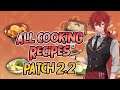 All Cooking recipes Patch 2.2 - Genshin Impact