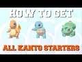 HOW TO GET ALL KANTO STARTER POKEMON IN SWORD AND SHIELD TUTORIAL (CHARMANDER,BULBASAUR,SQUIRTLE)