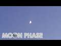Croissant Moon Phase (Phone Video Recording)