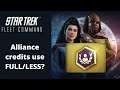 Alliance Credits use FULL/LESS? Star Trek Fleet Command