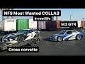 NFS M3 GTR & Cross Corvette meet in real life