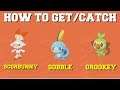 HOW TO GET CATCH ALL GALAR STARTERS GROOKEY,SOBBLE & SCORBUNNY POKEMON SWORD AND SHIELD (NO TRADES)