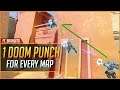 1 DOOMFIST DIAGONAL PUNCH for EVERY MAP ft. Brandito
