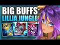 HOW TO PLAY LILLIA JUNGLE AFTER HER PATCH 11.18 BUFFS! - Best Build/Runes Guide - League of Legends