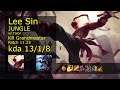 Lee Sin vs Talon Jungle - KR Grandmaster 13/1/8 Patch 11.23 Gameplay // [롤] 리 신 vs 탈론 정글