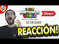 REACCIONANDO al Super Nintendo World Direct! 🎡 (12.18.2020) | Fravi