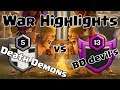 Clash of Clans War Highlights - Death Demons vs BD devil's