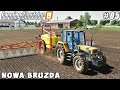 Spreading fertilizer and herbicide, harvesting barley | Nowa Bruzda | Farming simulator 19 | ep #05