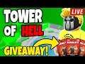 🔴 TOWER OF HELL LIVE! | ROBUX GIVEAWAY!