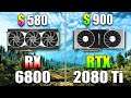 RX 6800 16GB vs RTX 2080 Ti 11GB | PC Gaming Tested