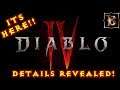 DIABLO 4 REVEALED ! What we know so far! HYPE!!!!