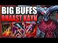HOW TO PLAY RHAAST KAYN JUNGLE AFTER HIS PATCH 11.22 BUFFS! - Best Build/Runes - League of Legends