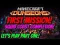 *NEW* Minecraft Dungeons Squid Coast Completion! (First Mission, Let's Play Part 1)