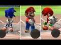 Mario & Sonic at the Olympic Games - All Characters Hammer Throw Gameplay