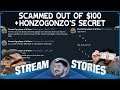 Sajam Gets Scammed out of $100 + Honzogonzo's Secret