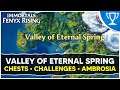 Immortals Fenyx Rising - VALLEY OF ETERNAL SPRING All Collectibles (Chests, Challenges, Ambrosia)