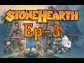 StoneHearth | Ep: 3 | Español | Construyendo La Muralla Y El Ataque De Los Ciervos!!