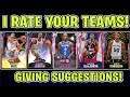I RATE YOUR MYTEAM! SUGGESTIONS TO IMPROVE! EPISODE 1 (NBA 2K20)