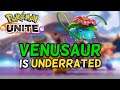 VENUSAUR is UNDERRATED in Pokemon Unite - Pokemon Unite Gameplay w/ Commentary