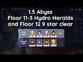 1.5 Spiral Abyss Floor 11-3 Abyss Herald and Floor 12 9 star clear - Genshin Impact