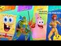 Nickelodeon All-Star Brawl: SpongeBob vs. Leonardo vs. April vs. Patrick Gameplay Reaction 👊