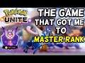 The Game That Got Me To Master Rank (Pokemon Unite)