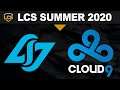 CLG vs C9 - LCS 2020 Summer Split Week 4 Day 1 - Counter Logic Gaming vs Cloud9