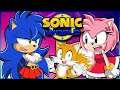 Sonica VS Amy | Tails Plays Sonic World (Female Sonic Mod)