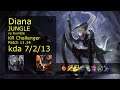 Diana vs Rumble Jungle - KR Challenger 7/2/13 Patch 11.14 Gameplay // [롤] 다이애나 vs 럼블 정글