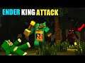 Minecraft | Ender King Attack On Oggy And Jack | Minecraft Pe | In Hindi | Rock Indian Gamer |