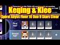 Keqing & Klee Duo Spiral Abyss Floor 10 Perfect 9 Stars Clear