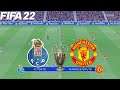FIFA 22 | FC Porto vs Manchester United - UEFA Champions League - Full Gameplay