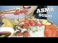 ASMR SUSHI PLATTER *SASHIMI + NIGIRI + FRIED ROLLS (EATING SOUNDS) NO TALKING | SAS-ASMR