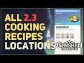 All 2.3 Cooking Recipe Locations Genshin Impact