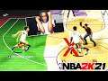 NBA 2k21 but.. its NO CURRY SLIDING! New Best Dribble Moves In NBA 2k21