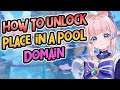 How To Unlock Palace In a Pool Domain | Watatsumi Island Domain | Suigetsu Pool Relay Stones Puzzle