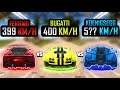 Ultimate Car Driving Simulator Bugatti Veyron Vs Koenigsegg Jesko Vs Ferrari F8 Tributo Drag Race