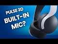 Does the Pulse 3D Headset come with a Microphone for Voice Communication?