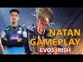 Natan gameplay EVOS IRISH | MobileLegends