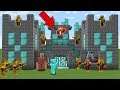 NOOB ATTACKED THE EVIL KNIGHT'S CASTLE IN MINCRAFT BATTLE
