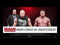 WWE 2K19 Brock Lesnar VS Dolph Ziggler 1 VS 1 Match