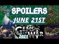 SPOILERS June 21st 2021 | Gems of War Preview Guide | Events NEW Troops weapons pets ALL platforms