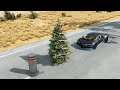 BeamNG Drive - #198 Bugatti Chiron Vs Christmas tree #Shorts