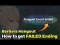 Genshin Impact - Hangout Event Barbara - Failed Dating Ending (PART 1)
