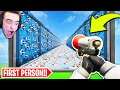 FIRST PERSON Gameplay in Fortnite!! (DEATHRUN)