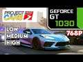 Project Cars 3 || GT 1030 + i3 7100 Performance Test || 768p All Settings Benchmark