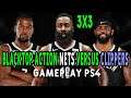 Iso Gang Brooklyn Nets Vs. Pandemic Clippers - Blacktop 3X3 Basketball Action PS4 NBA 2K21 Gameplay