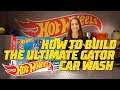 The Ultimate Gator Car Wash | How To Build Epic Sets | @HotWheels