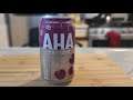 AHA Sparkling Water : Black Cherry + Coffee Review